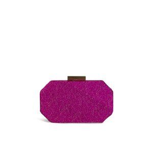 B-38. Sondra Roberts AVA Satin Octagon Box with Sparkle Overlay  (fabric partial